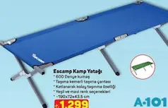 ESCAMP KAMP YATAĞI 190X72X43,5 CM fiyat ve kampanya bilgisi